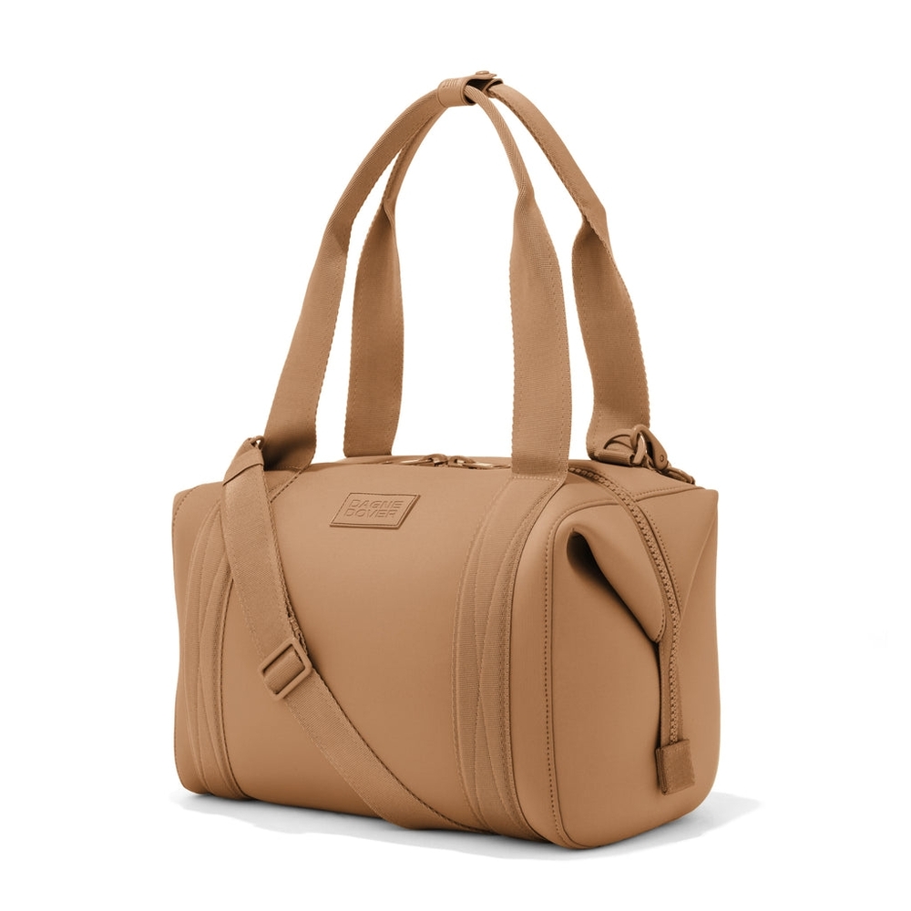 Dagne Dover Camel Tan Travel Duffel Bag